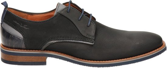 Chaussures à lacets homme Van Lier - Noir - Taille 43 | bol.com
