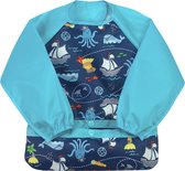 GREEN SPROUTS- Mouwslab - Navy Piraten - 2-4 Jaar