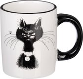 Millimi Black Cat Mok - 0,3L - hittebestendig keramiek