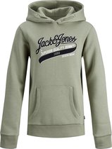 Jack & Jones Trui - Jongens - groen/grijs - wit