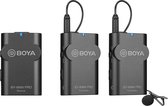 Boya 2.4 GHz Duo Lavalier Microfoon Draadloos BY-WM4 Pro-K2