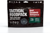 Tactical Foodpack Beef Spaghetti Bolognese (115g) - Spaghetti met rundvlees en tomatensaus - 542kcal - buitensportvoeding - vriesdroogmaaltijd - survival eten - prepper - 8 jaar ho