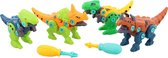 Dinospeelgoed - Dino speelset - Dinosaurus speelgoed - Maak je eigen dino - Dino schroefset - Inclusief schroeven en schroevendraaier