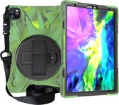 Apple iPad Pro 11 (2018) Hoes - Mobigear - Shockproof Strap Serie - Hard Kunststof Backcover - Camouflage - Hoes Geschikt Voor Apple iPad Pro 11 (2018)