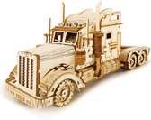 Robotime – 3D houten vrachtwagen – Houten modelbouw – Bouwpakket – Voor kinderen & volwassenen – Modelbouwpakket – Miniatuur