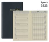 Brepols Agenda 2022 • Plan O Rama agenda zwart • Maandoverzicht • Vulling • 9,2 x 16 cm  • Geniet
