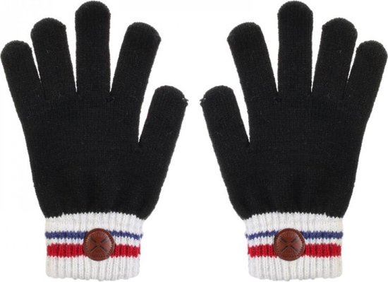 Handschoenen - Handschoenen Dames - Kerst - Winter - Kerstcadeau - Zwart