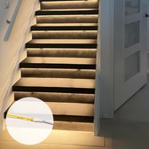 Trapverlichting COB ledstrip - 50cm - Warm Wit licht – Complete set voor max. 15 treden