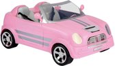 Designafriend Car -Auto - tot- 46cm - pop roos