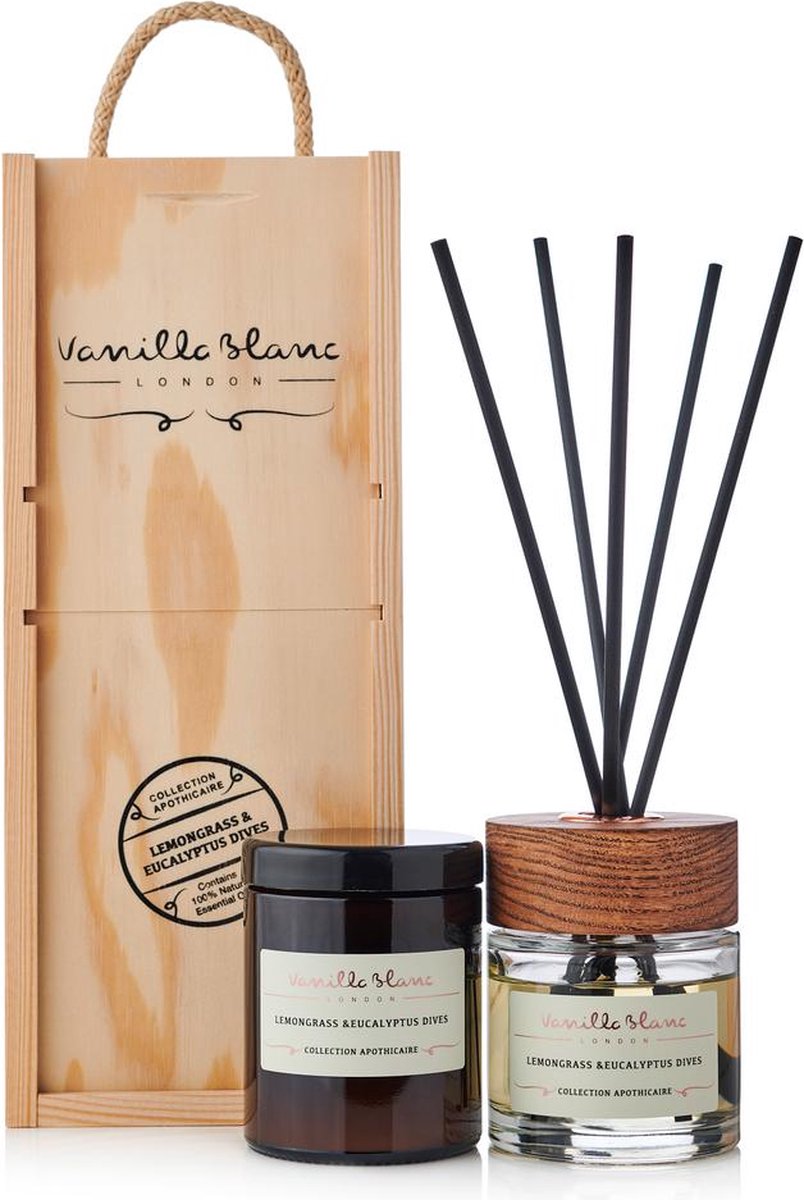 Vanilla Blanc Apothicaire Gift Set - Lemongrass & Eucalyptus Dives