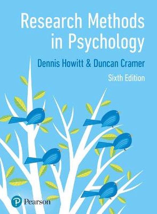 research methods in psychology howitt