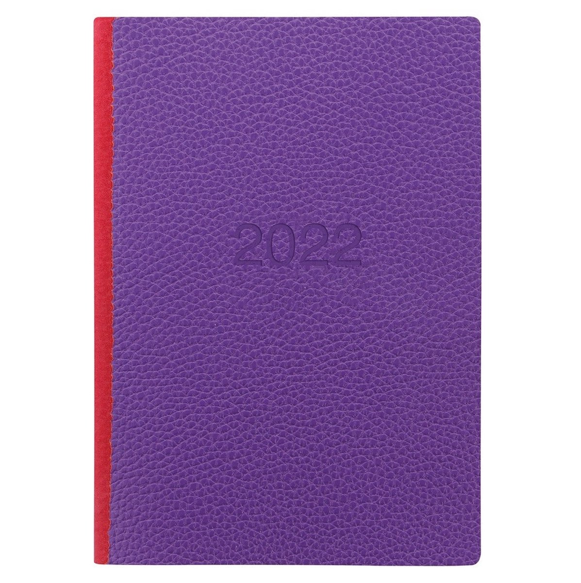 Letts of London Two Tone A5 2022 week to view agenda Pink/Green