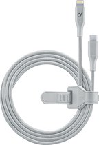 Cellularline - Usb kabel, usb-c naar lightning 1M, zilver