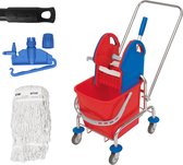 Maus dweil set professional 20 liter - Compleet dweilsysteem enkele mopwagen set