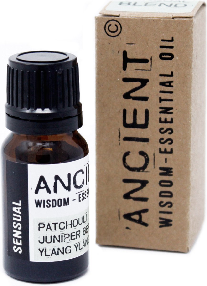 Goedkoopste Sensual Etherische Olie - 10 ml - Patchouli - Jeneverbes - Ylang Ylang