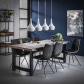 Eetkamertafel 165 acacia rough grey / Grijs - Meubels - Kantoor - Industrieel eettafels - Design tafels