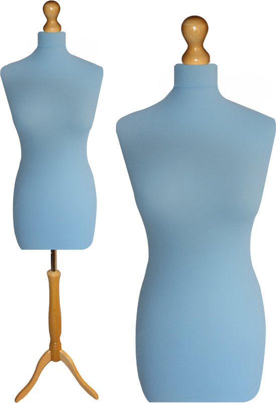 Paspop Blauw Paspop dames Mannequin Mannequin vrouw LB Driepoot