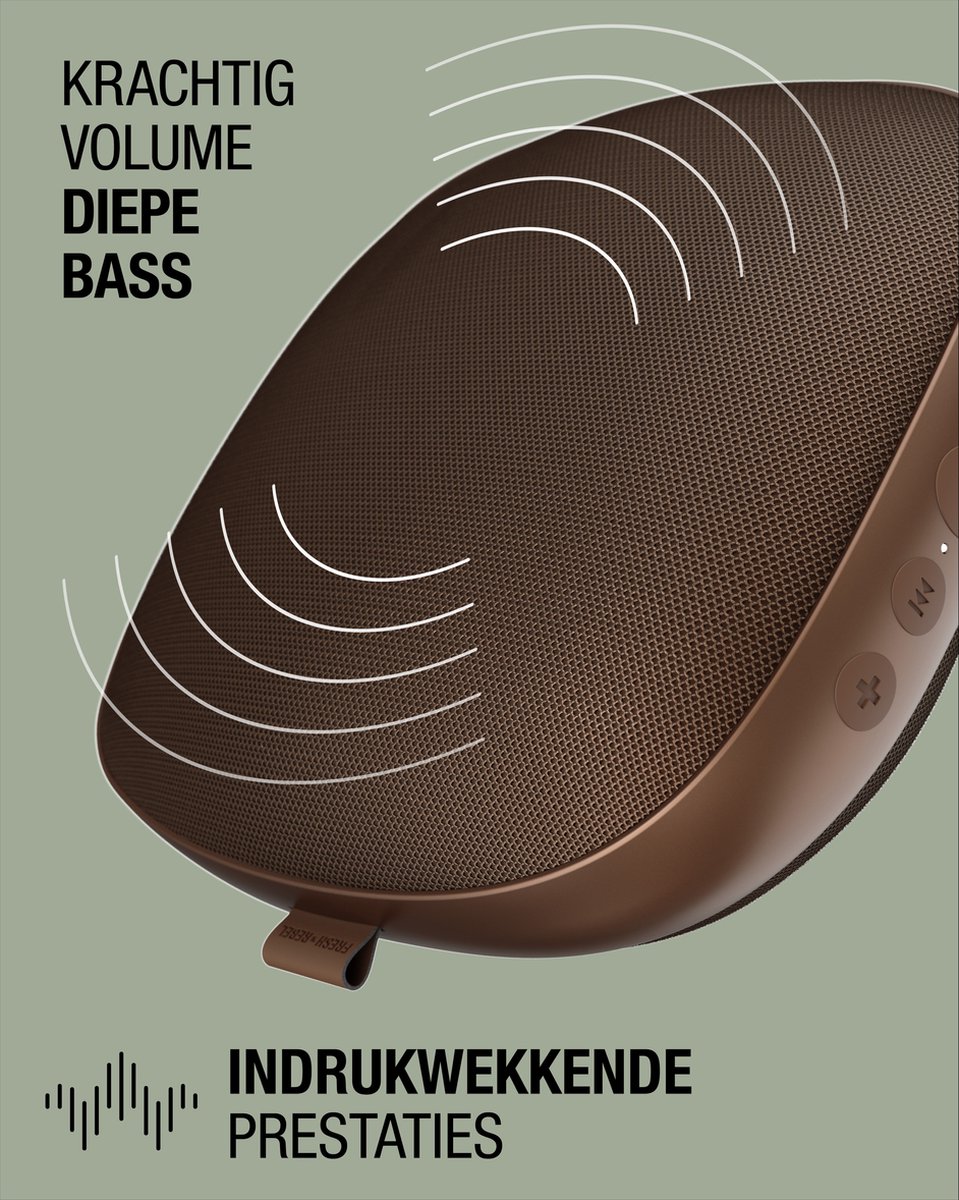 Fresh \'n bol | - Rebel Draadloze Brave Bronze - - speaker Bluetooth - Brons Soul -... speaker