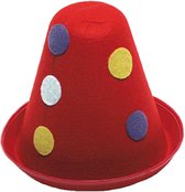 Chapeau de déguisement Clown enfant rouge - Chapeaux déguisement clown carnaval