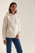 Na-kd Tone In Tone Hoodie Truien & vesten - Gebroken wit