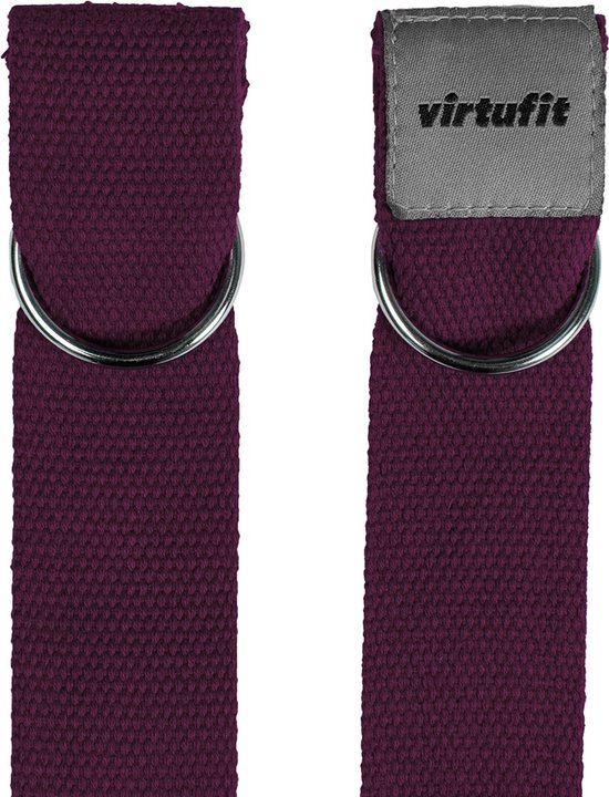 VirtuFit Premium Yoga Mat Draagriem - Katoen - Mulberry van VirtuFit — afbeelding 5