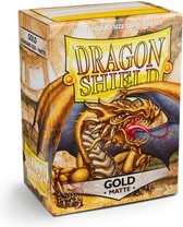 100 hoesjes Dragon Shield Matte Gold Standaard Maat Card Sleeves