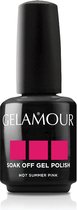 Gelamour Soak Off Gel Polish - #191 Hot Summer Pink - Gellak