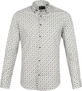 Suitable - Overhemd BD Dessin Groen - XXL - Heren - Slim-fit