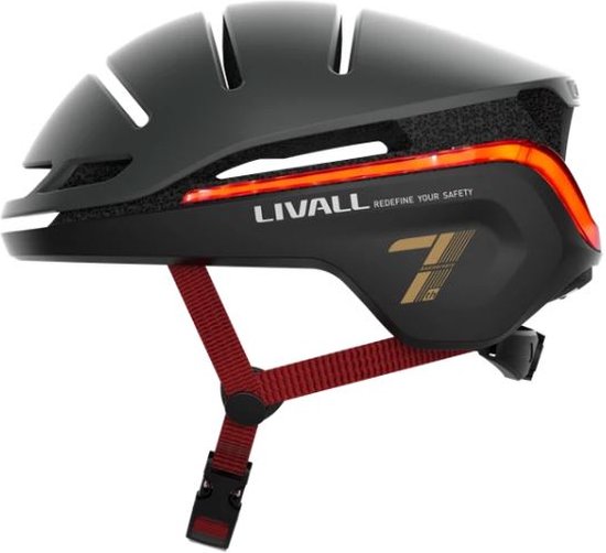Livall EVO21 Black Large - (Smart) fietshelm - SOS functie - LED  richtingaanwijzers - | bol.com