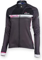 Simona wielershirt lange mouw - antraciet/roze/zwart/grijs  - Rogelli