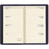 Brepols Zakagenda 2022 - Interplan  BLAUW met Spiraal - NEDERLANDS  (9cm x 16cm)