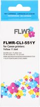 FLWR - Cartridges / Canon CLI-551XL / geel / Geschikt voor Canon
