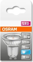 OSRAM 4058075431775 LED-lamp Energielabel F (A - G) GU10 Reflector 6.5 W = 80 W Koudwit (Ø x l) 51 mm x 52 mm 1 stuk(s)