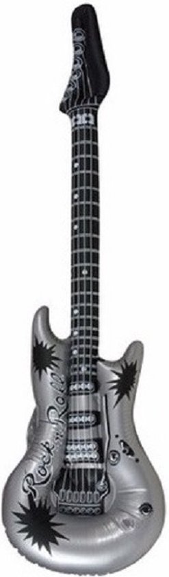 Guitare gonflable argent 106 cm