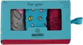 Apollo - Dames sokken giftbox - Medical & Health - Multi color - Maat 36/41- Giftbox - Cadeaudoos - Giftbox Vrouwen - Verjaardagscadeau