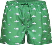 SELECTED HOMME WHITE SLHCLASSIC AOP SWIMSHORTS W  Broek - Maat XL