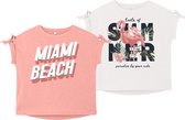 name it NKFVEET 2P SS TOP F Meisjes T-Shirt - Maat 146/152