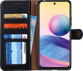 KHAZNEH Xiaomi Redmi Note 105G/Poco M3 Pro Hoesje RFID Book Case Zwart