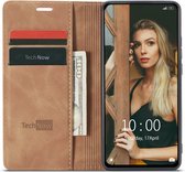 Xiaomi Redmi Note 10 Pro Hoesje - Book Case Slimline Bruin