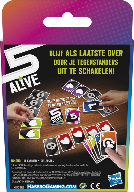 Thumbnail van een extra afbeelding van het spel 5 Alive - Kaarstpel