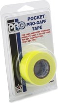 Pro Pocket Gaffa tape 24mm x 5,4m neon geel