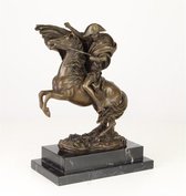 Bronzen Beeld Napoleon Over De Alpen 24x13x30 cm