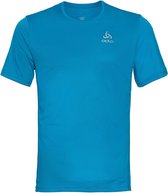 ODLO T-shirt s/s crew neck ESSENTIAL LIGHT - blue jewel - Mannen - Maat S