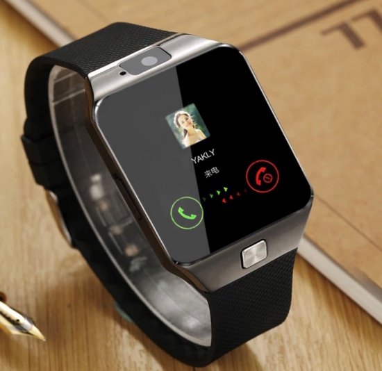 smartwatch-zwart-kwaliteit-sport-stappenteller-bloeddrukmeter-slaapanalyses-rubberband