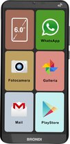 Brondi Amico Smartphone XL 15,2 cm (6") Dual SIM Android 11 4G USB Type-C 2 GB 16 GB 2500 mAh Zwart