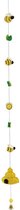 Hangmobiel - Bij - Vilt - Meerkleurig - 130x5x5 cm - Nepal - Yokomeshi - Fairtrade