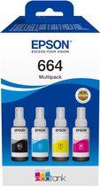 Epson C13T66464A inktcartridge 4 stuk(s) Compatibel Zwart, Cyaan, Magenta, Geel