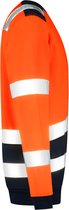 Tricorp Pull Haute Visibilité Bicolore 303004 Fluor Oranje-Ink - Taille M
