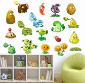 Muursticker Plants vs Zombies - Kinderkamer - Jongenskamer - Muurdecoratie - Wandsticker - Sticker Voor Kinderen 50×70CM Plant1