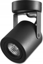 Master LED - LED plafondspot mat zwart - 1xGU10 fitting - richtbaar